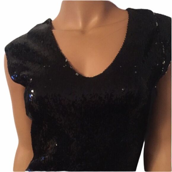 Brand New French Connection full Sequin dress 0 xs - Picture 4 of 6